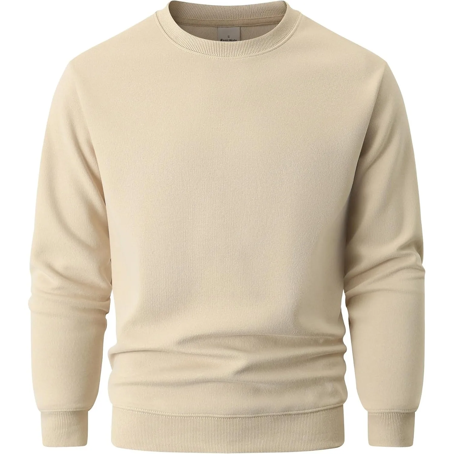 Herren Rundhals-Sweatshirt, 330g mittelschwer, außen angeraut