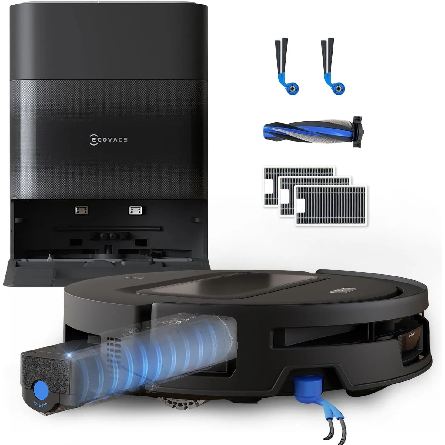 ECOVACS DEEBOT T90 MAX PRO Care Kit Saugroboter mit Wischfunktion 40.000 Pa