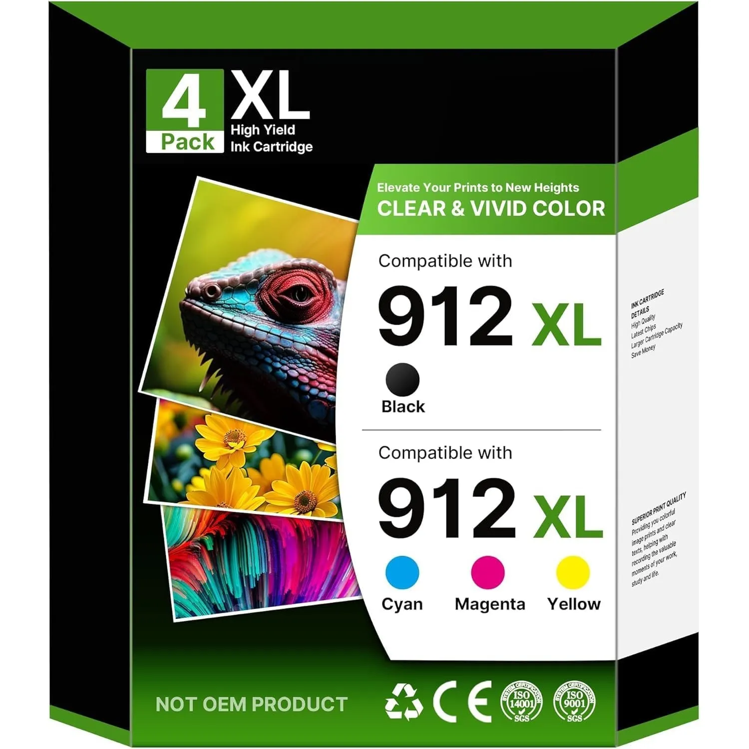 NewLift 912XL Druckerpatronen Kompatibel für HP 912 Druckerpatronen für HP OfficeJet Pro 8022 Patronen 8020 8024 8023 8…