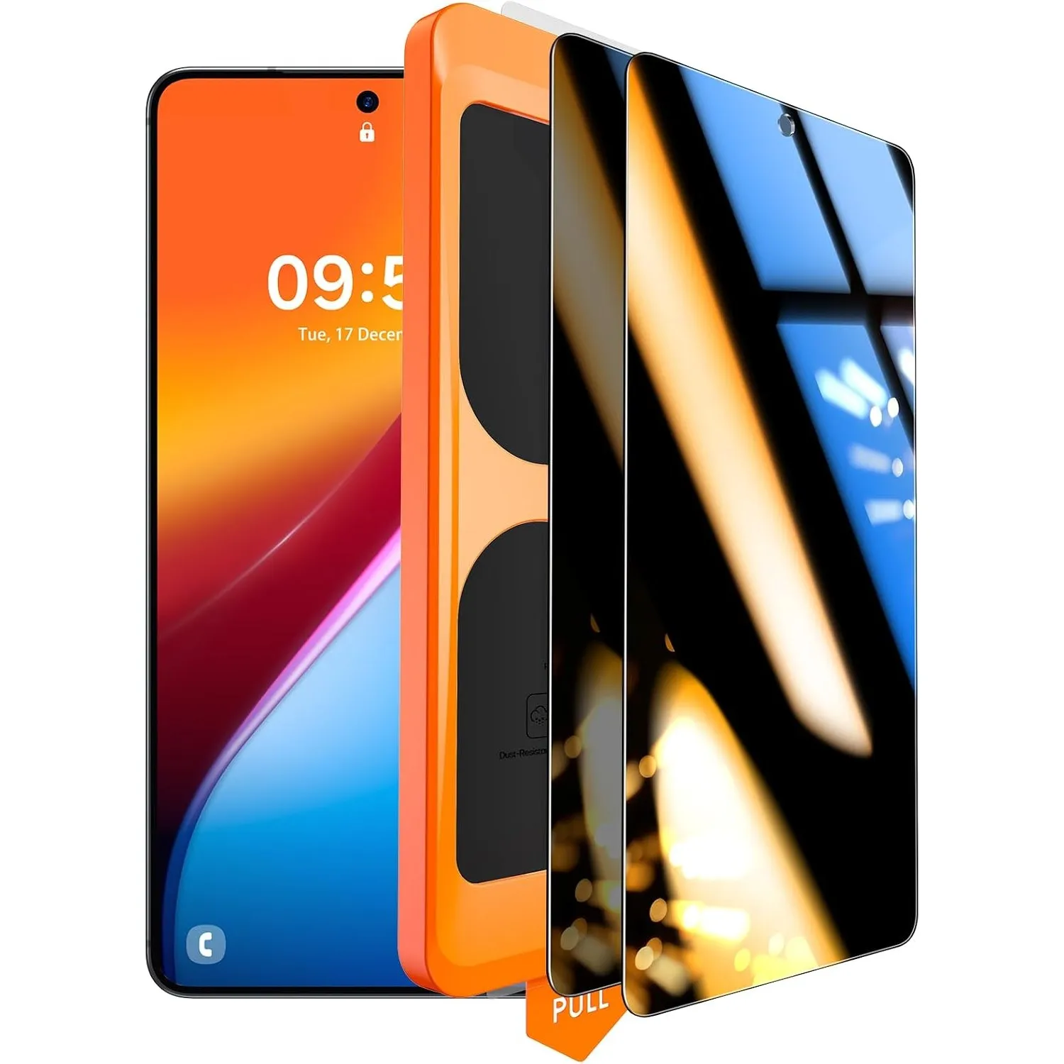 TOCOL für Samsung Galaxy S26 FE für Panzerglas Sichtschutz