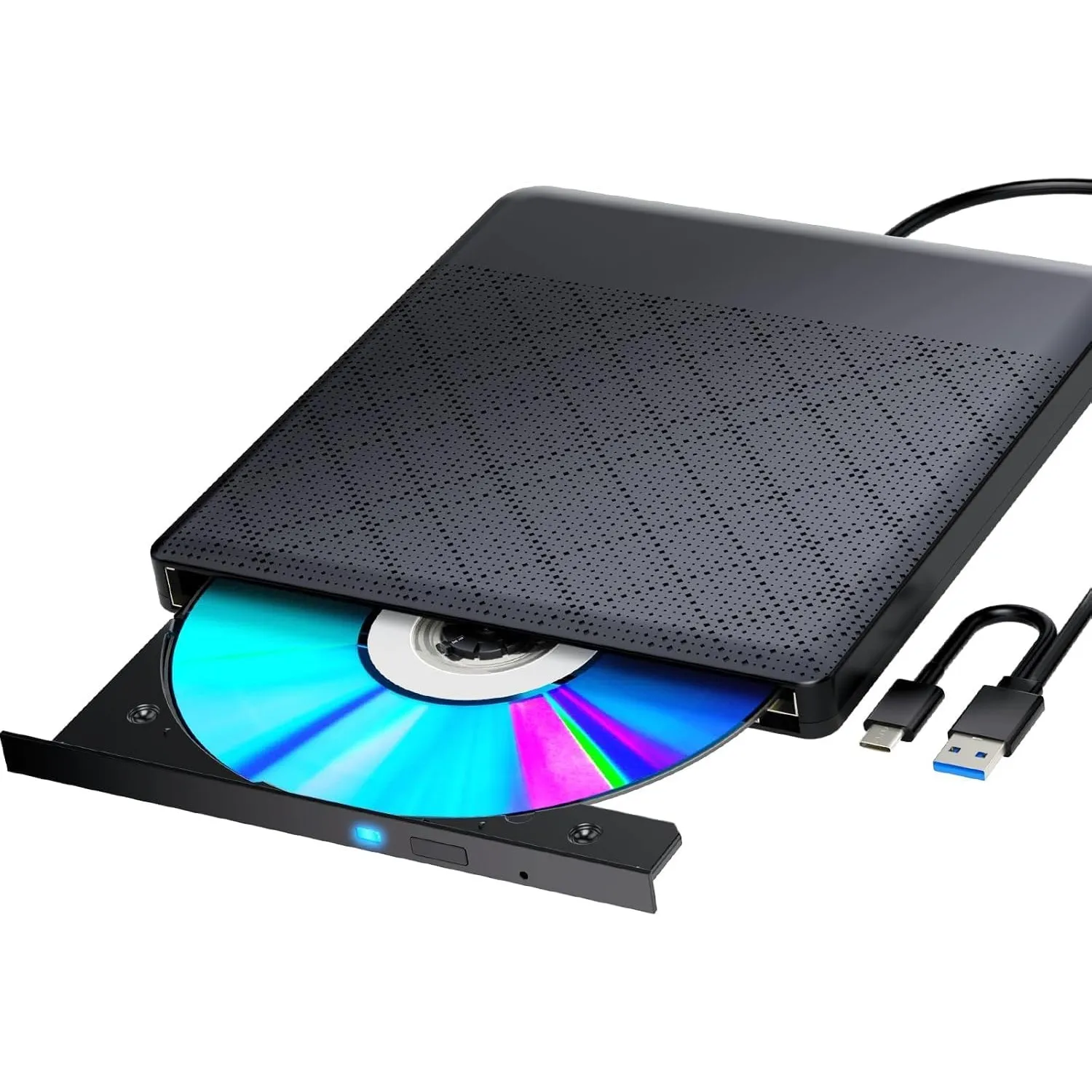 Externes Blu-ray Laufwerk Blu-ray Laufwerk BD DVD CD Player Lesen/Schreiben Tragbares Blu-ray Laufwerk USB 3.0 und Typ-…