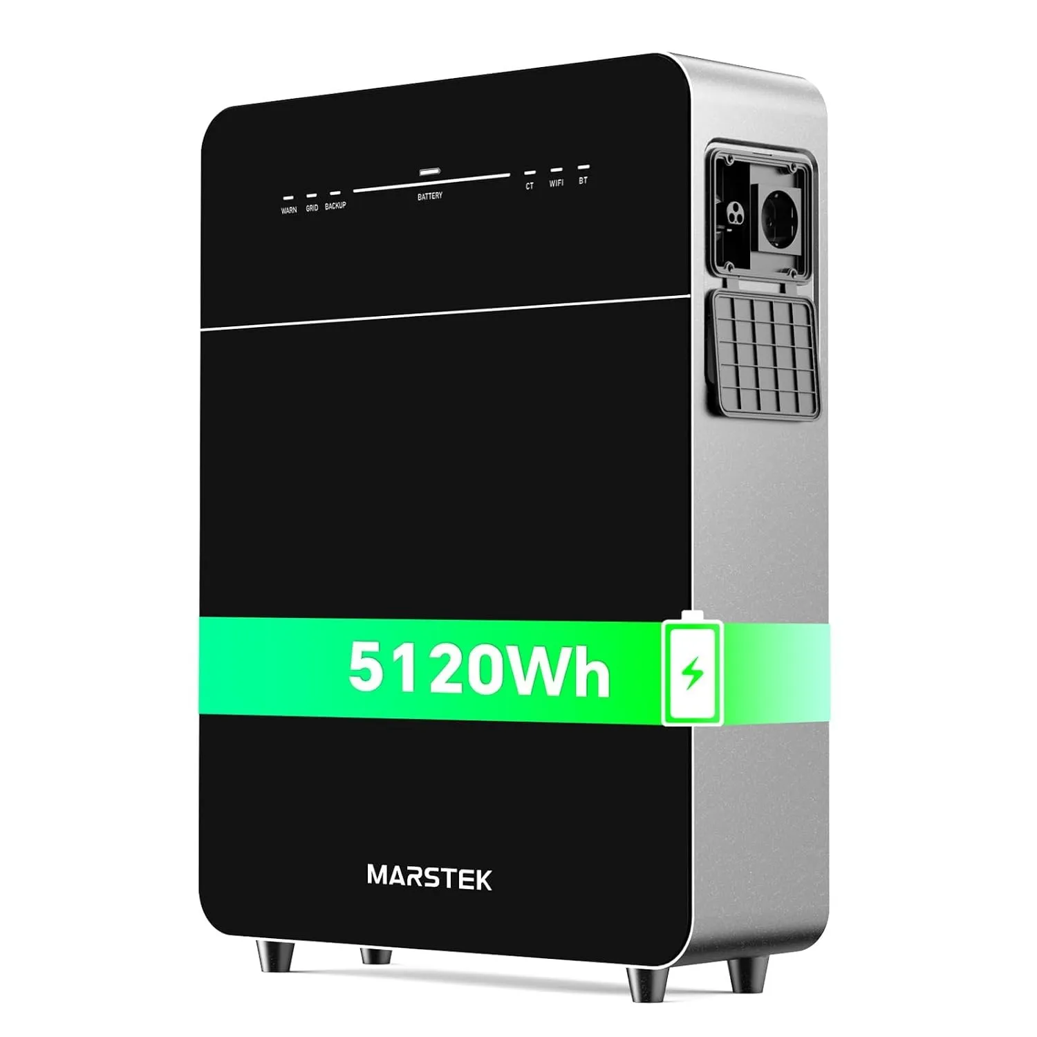 Marstek Venus E 3.0 Balkonkraftwerk mit Speicher: 5,12kWh LFP Solar Speicher für Balkonkraftwerk, AC-gekoppeltes Energi…