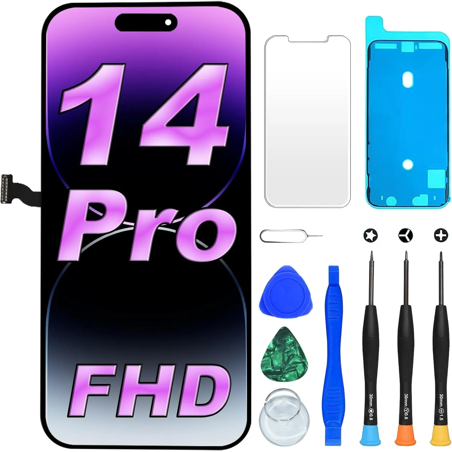 Digi4U LCD Display Ersatz für iPhone 14 Pro A2892 Bildschirm
