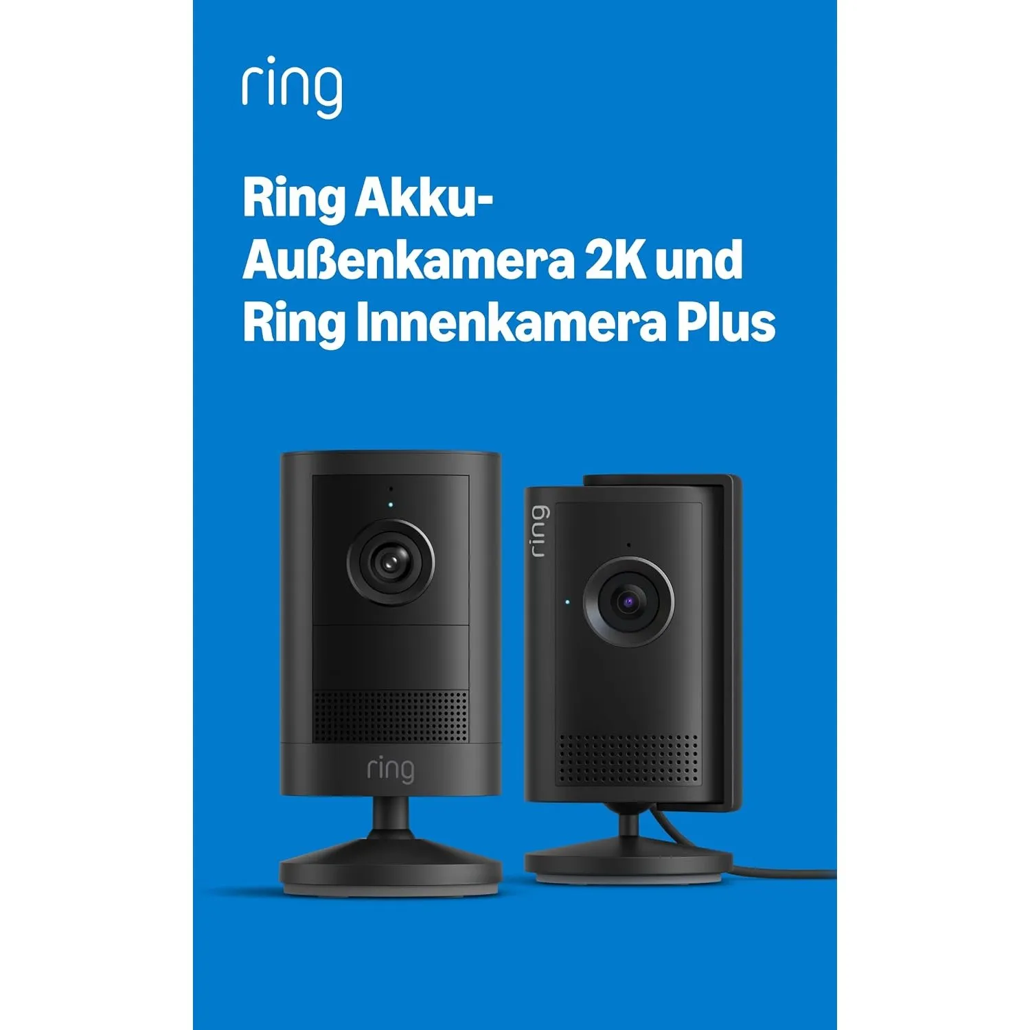 Ring Akku-Außenkamera 2K und Ring Innenkamera Plus