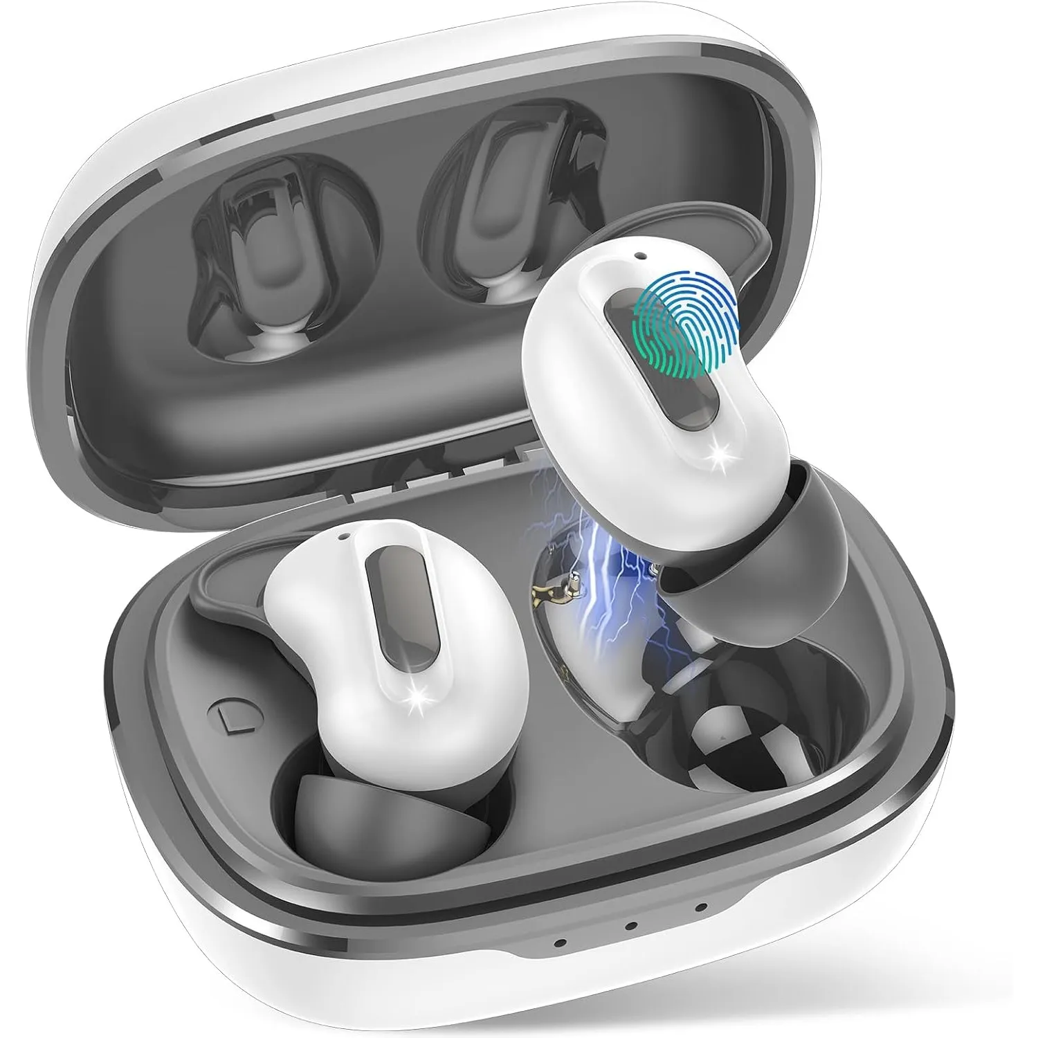 Bluetooth Kopfhörer In-Ear Schlafkopfhörer Mini ANC Kopfhörer Kabellos