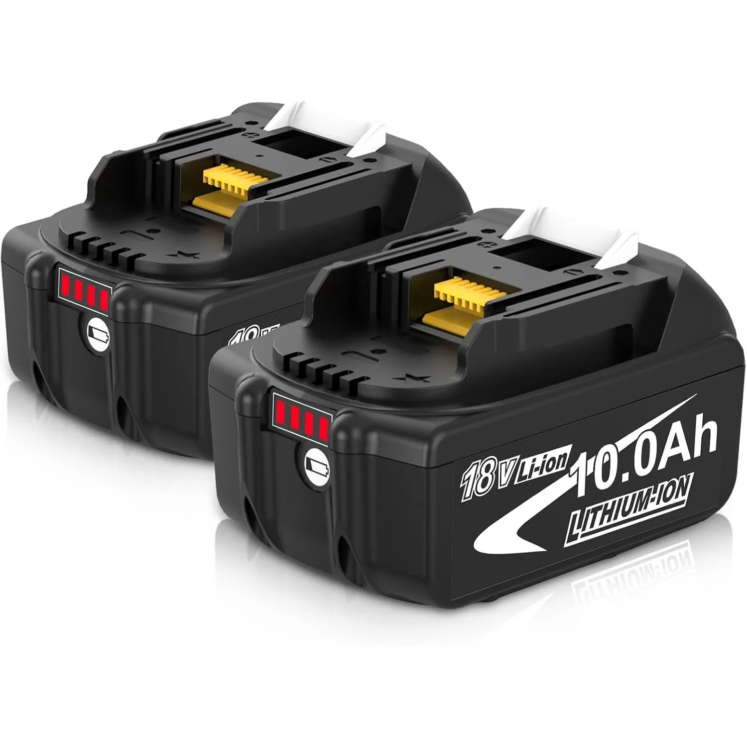 2Stück 10.0Ah /10000mAh Ersatzakku für Makita Akku 18V BL1860B