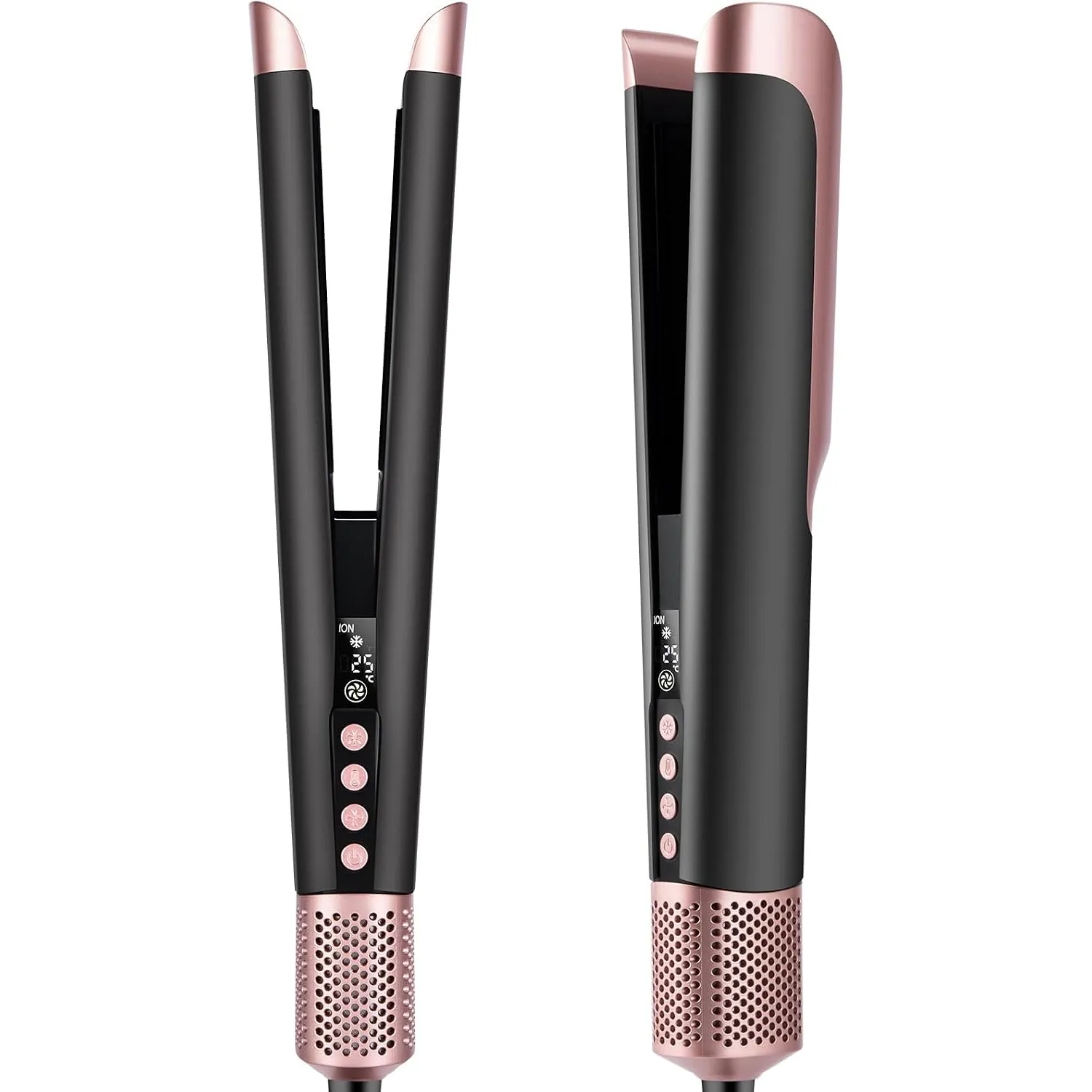 Glätteisen Föhn 2 In 1, Air Straightener Föhnen und Glätten Gleichzeitig