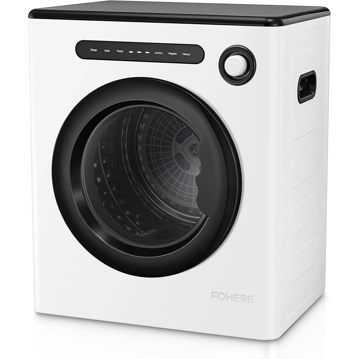 Trockner, 4KG Wäschetrockner, 1200W mit 6 Programm Intelligente Trocknung