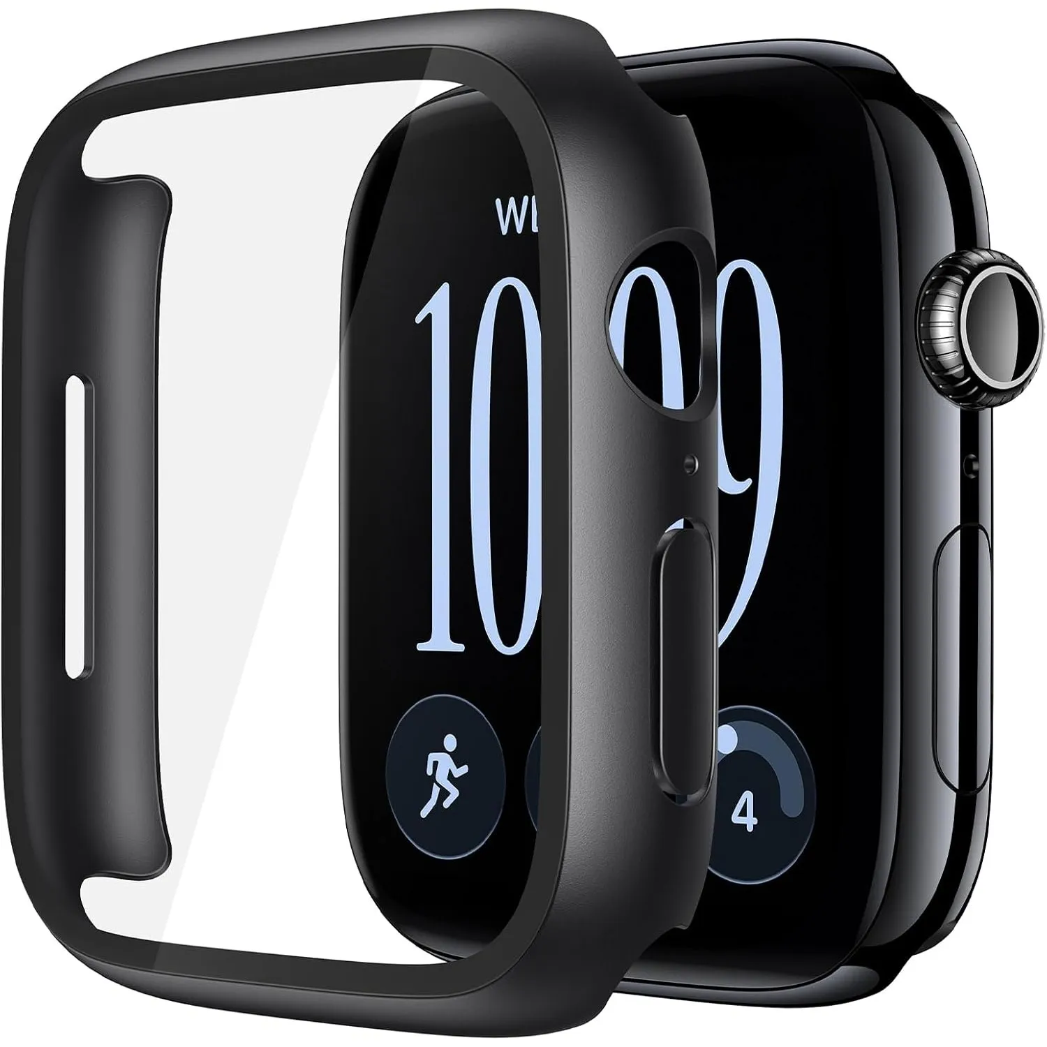 Misxi Schutzhülle mit Displayschutz für 42mm Apple Watch Series 12