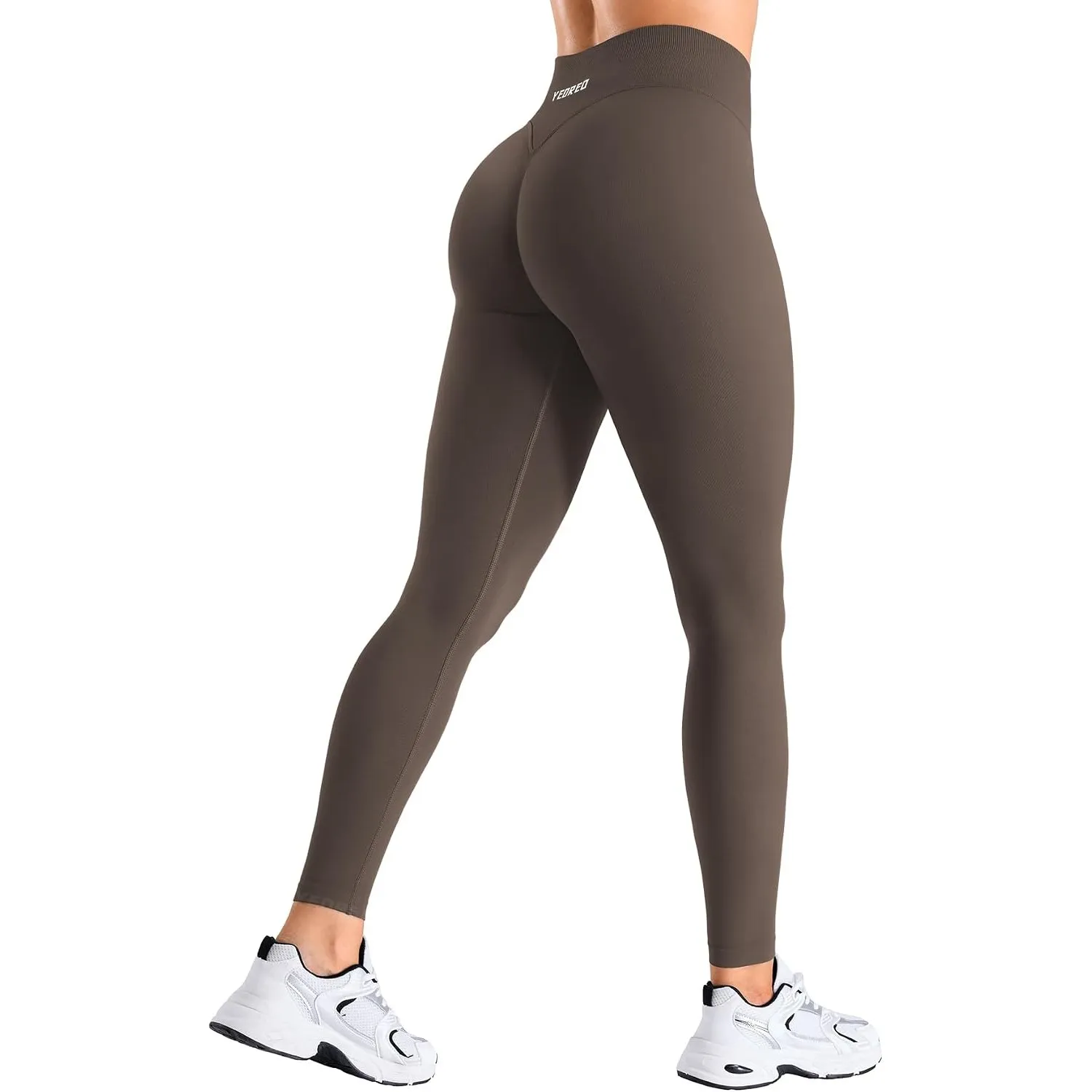 YEOREO Sport Legging Damen Invisible Scrunch Butt Hohe Taille Gym Legging
