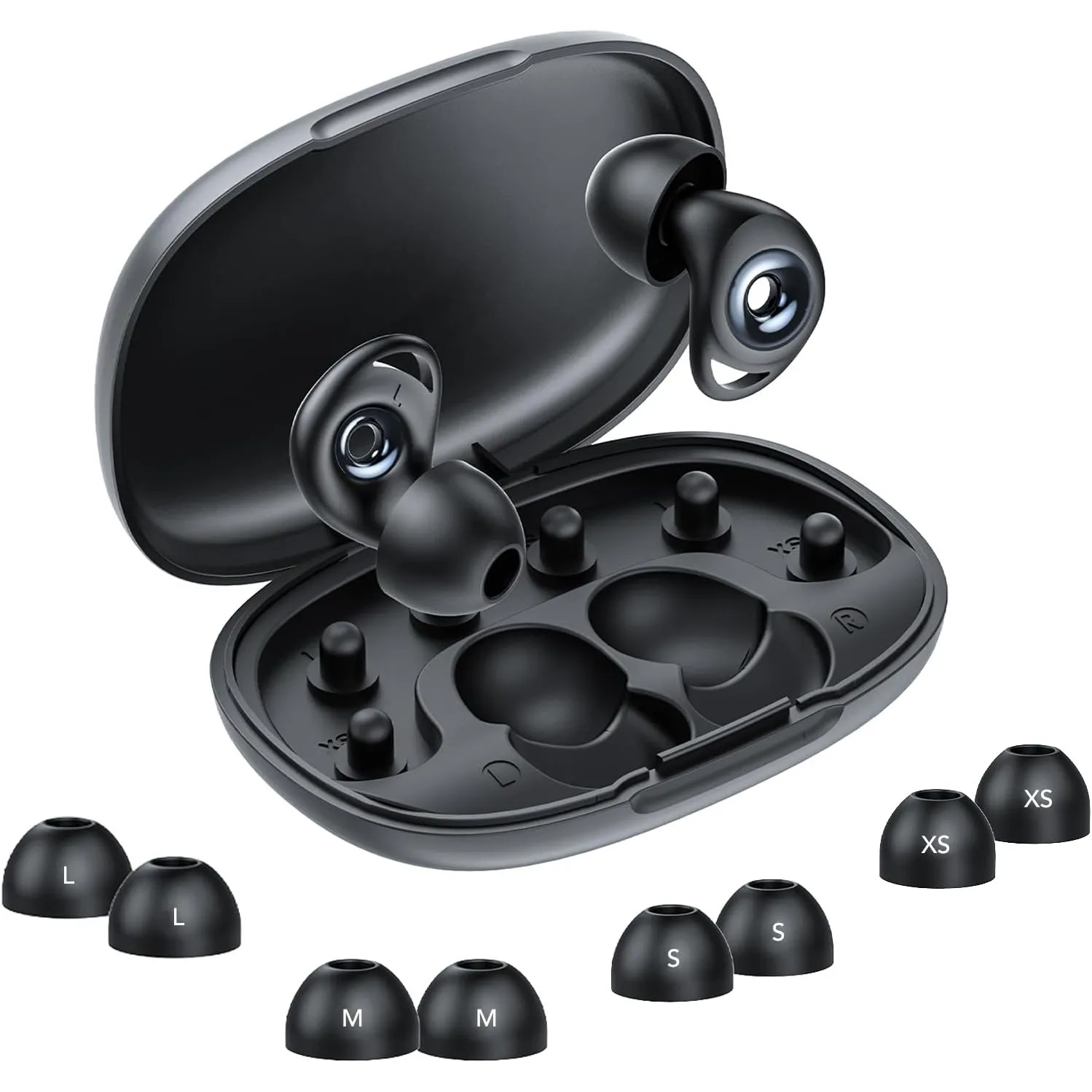 Ohrstöpsel zum Schlafen, 45dB Noise Cancelling Gehörschutz Silikon Earplugs