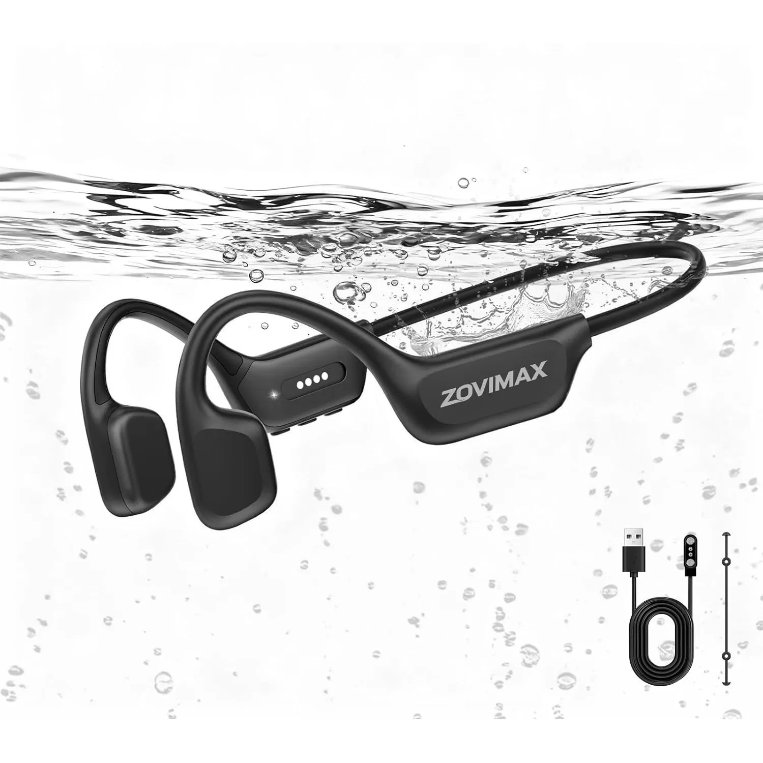 Knochenschall Kopfhörer Schwimmen, IPX8, 8 GB MP3, Bluetooth 6.0