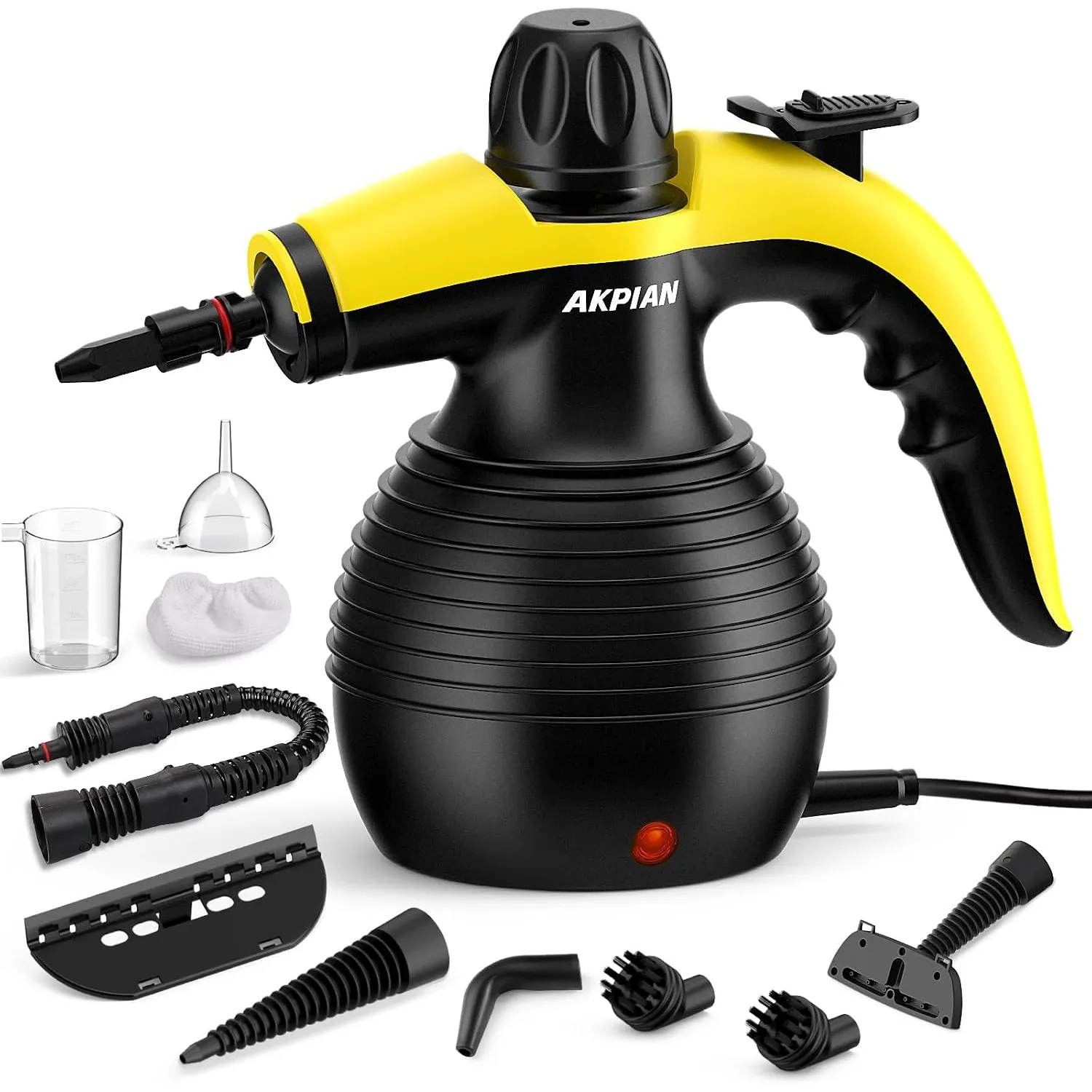 Handdampfreiniger Haushalt, Steam Cleaner mit 10 Zubehör