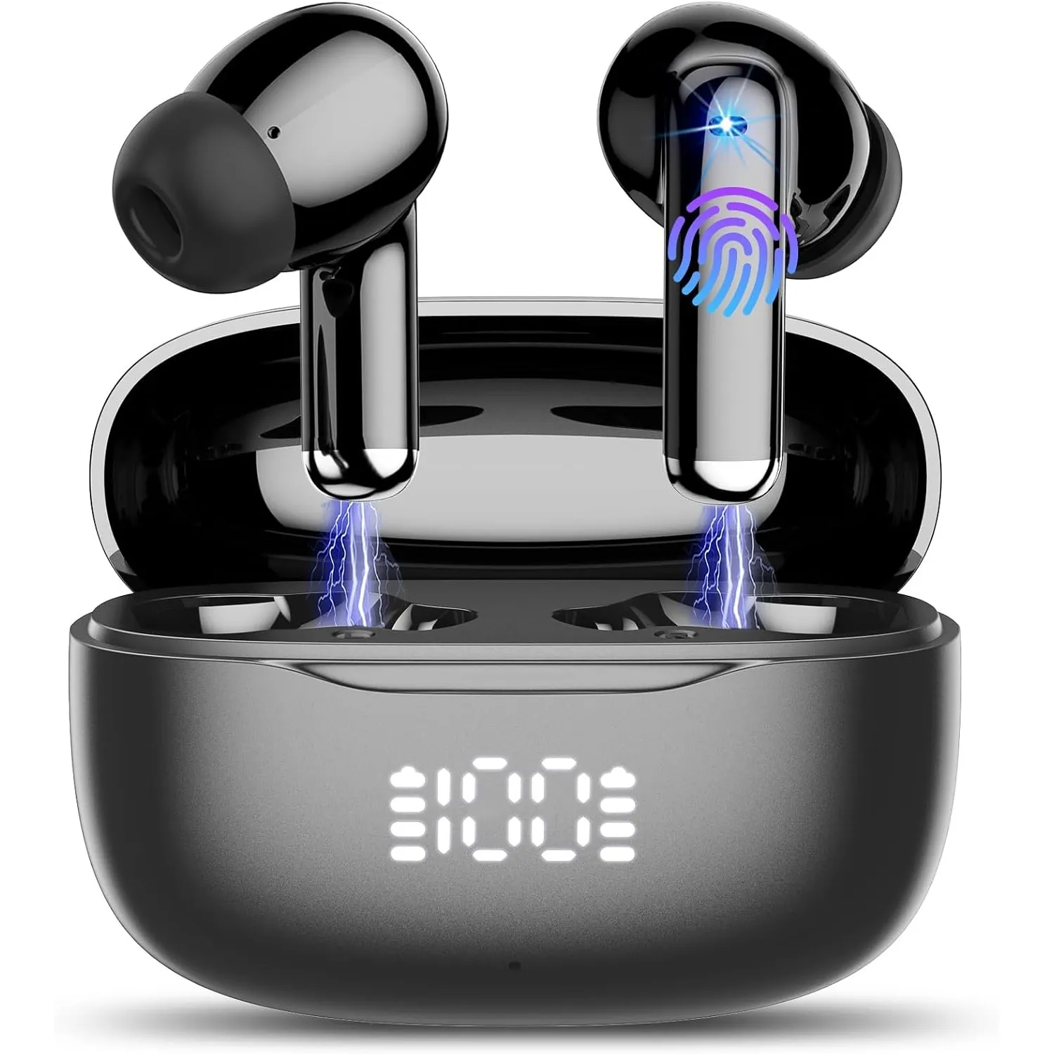 2026 Neu Bluetooth Kopfhörer, In Ear Kopfhörer Kabellos Bluetooth 5.4, 4 ENC Noise Cancelling Mic mit 40Std Tiefer Bass…