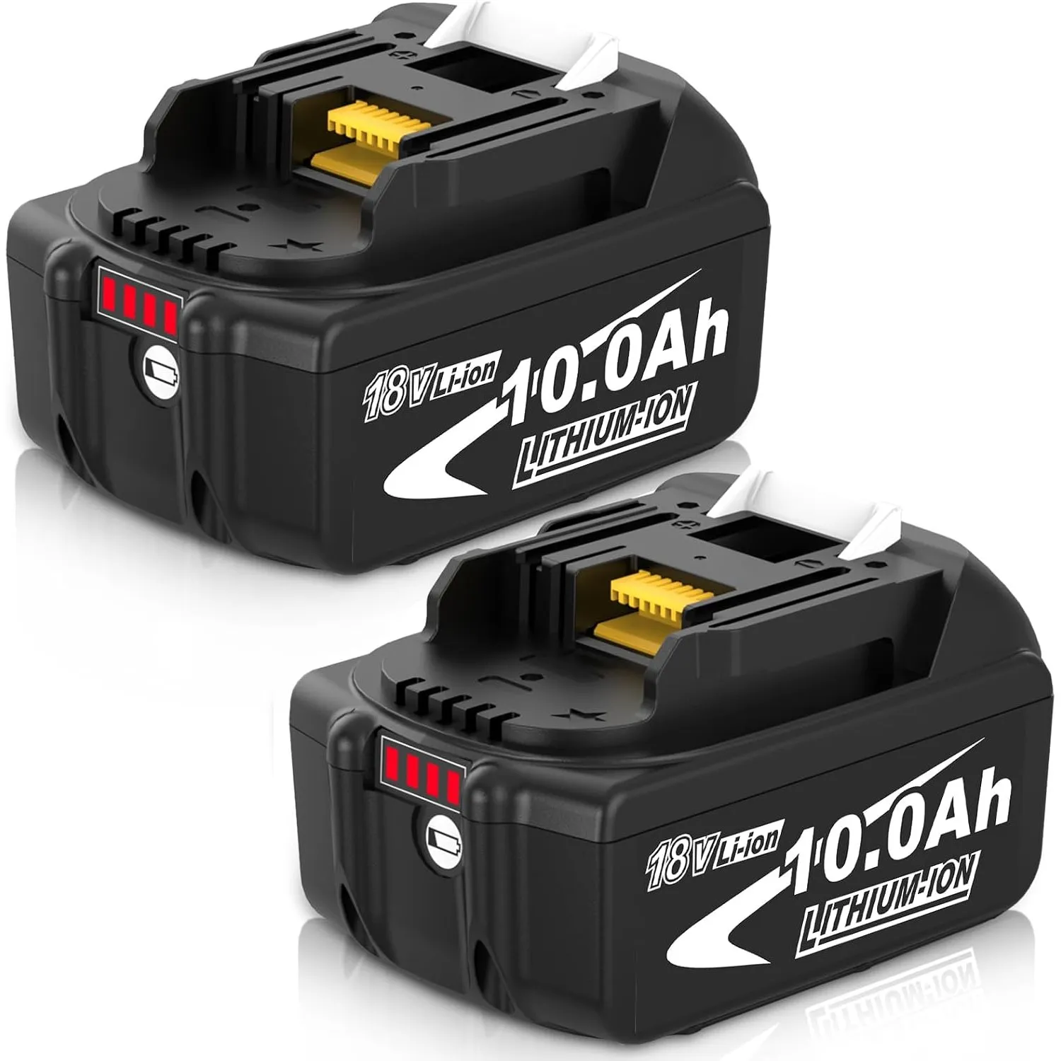 2Stück 10000 mAh Kompatibel mit Makita Akku 18V LXT-18V-Serie