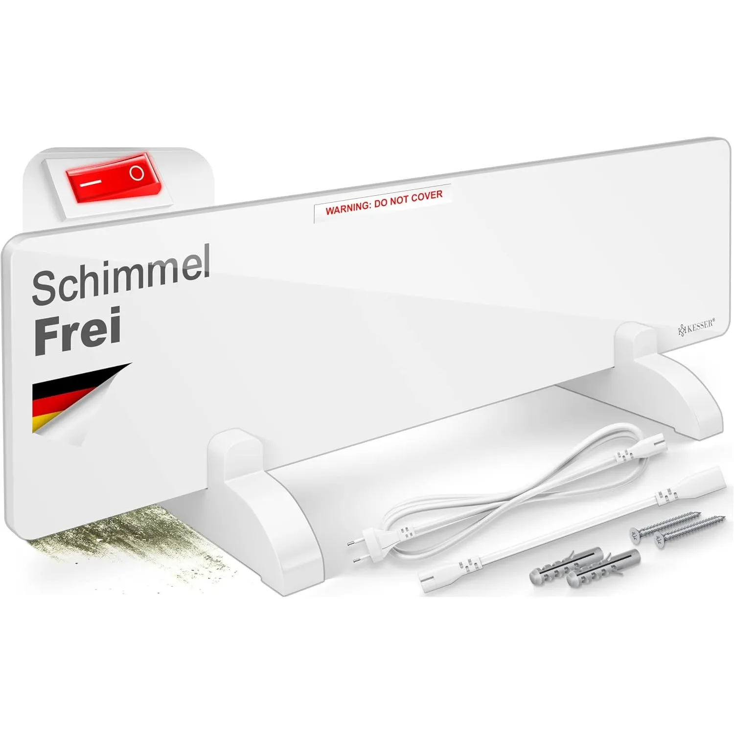 KESSER® Schimmel Infrarotheizung Schimmelentferner 50W Wandheizer